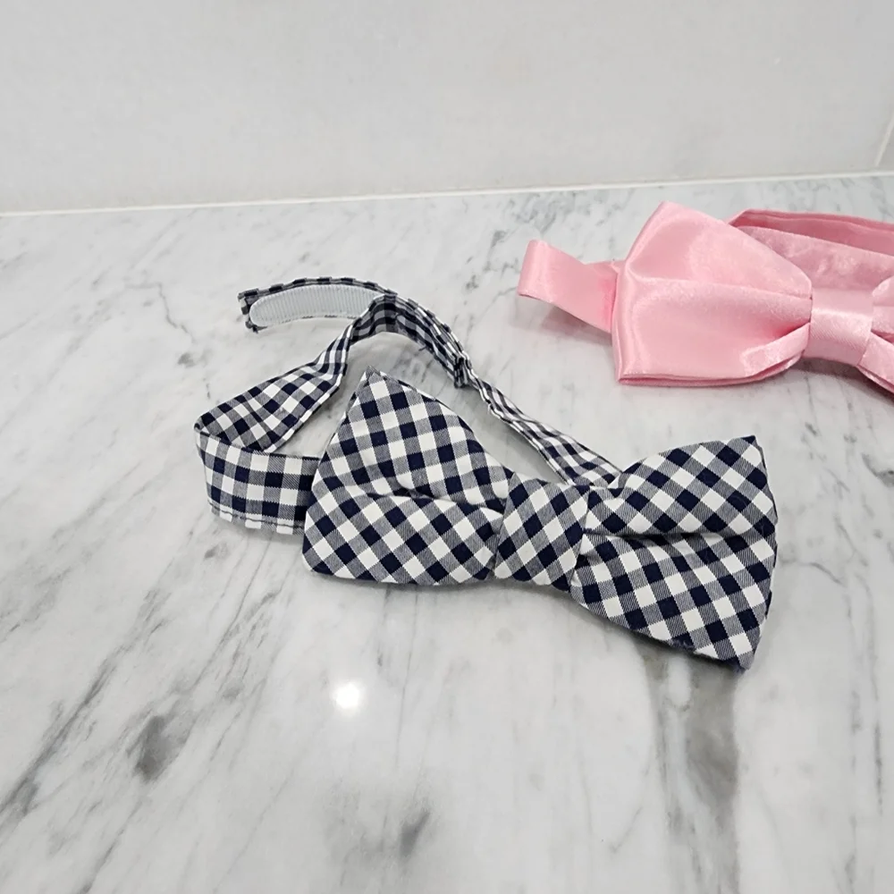 Boy Bow Ties| Pink Bowtie| Black and White Bow Tie| Wedding| RingBoy